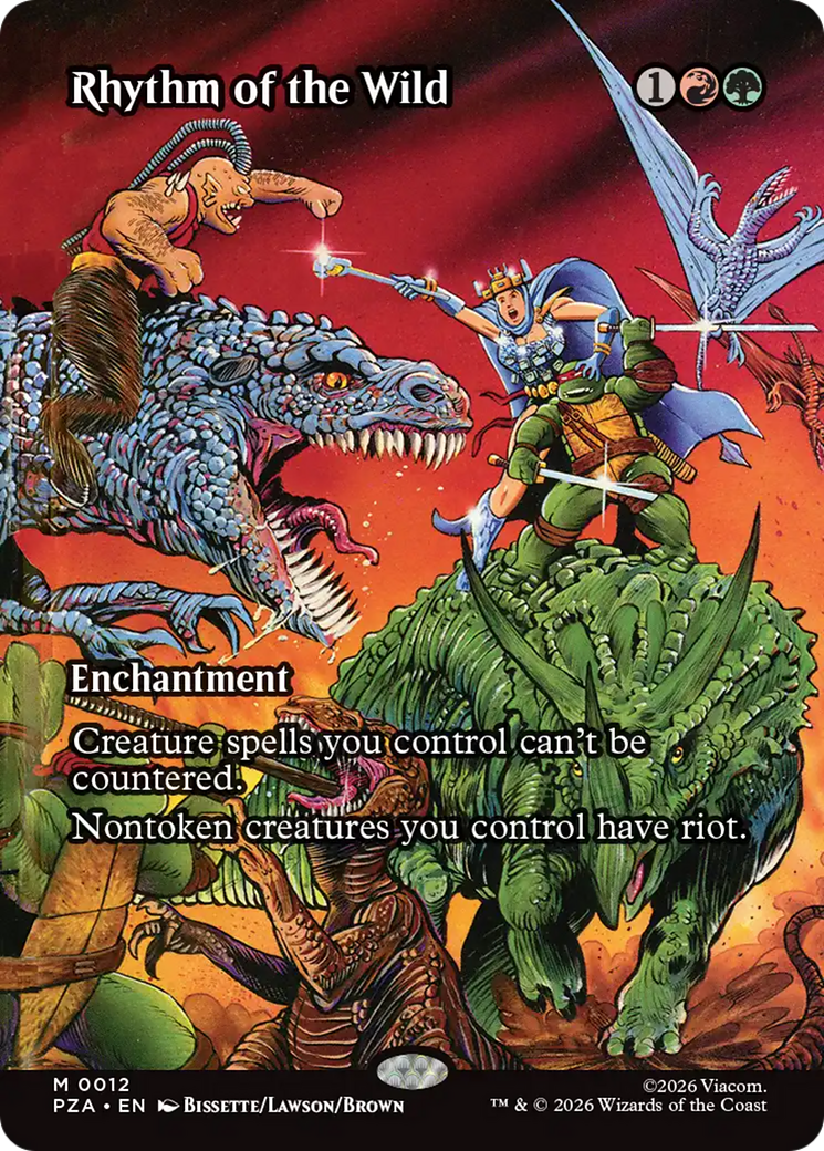 Rhythm of the Wild (Borderless) [Teenage Mutant Ninja Turtles Eternal-Legal] | PLUS EV GAMES 