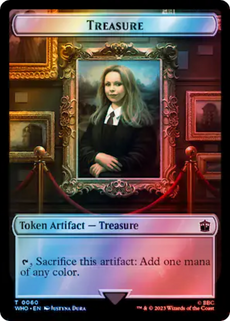 Fish // Treasure (0060) Double-Sided Token (Surge Foil) [Doctor Who Tokens] | PLUS EV GAMES 