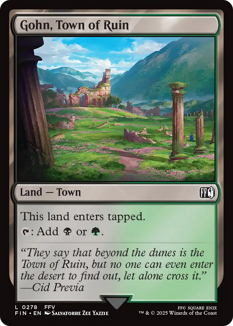 Gohn, Town of Ruin [FINAL FANTASY] | PLUS EV GAMES 