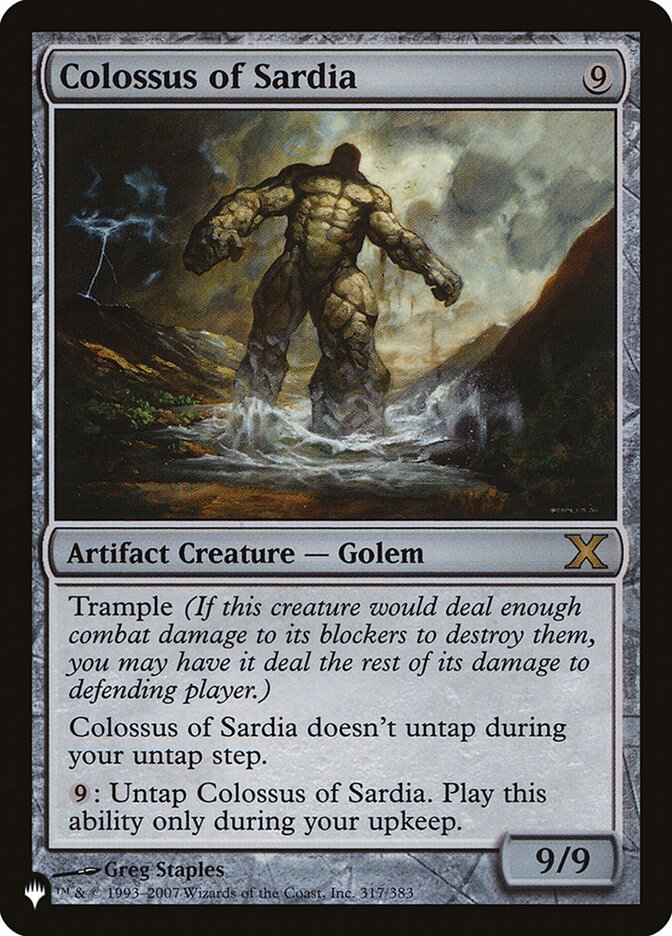 Colossus of Sardia [The List] | PLUS EV GAMES 