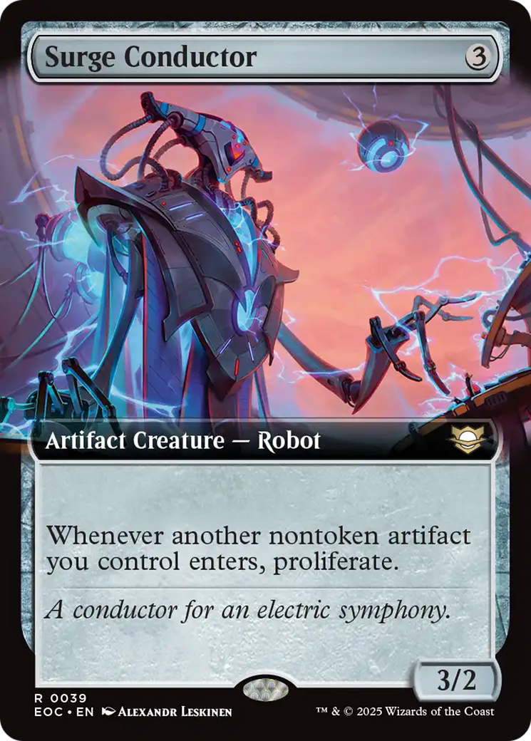 Surge Conductor (Extended Art) [Edge of Eternities Commander] | PLUS EV GAMES 