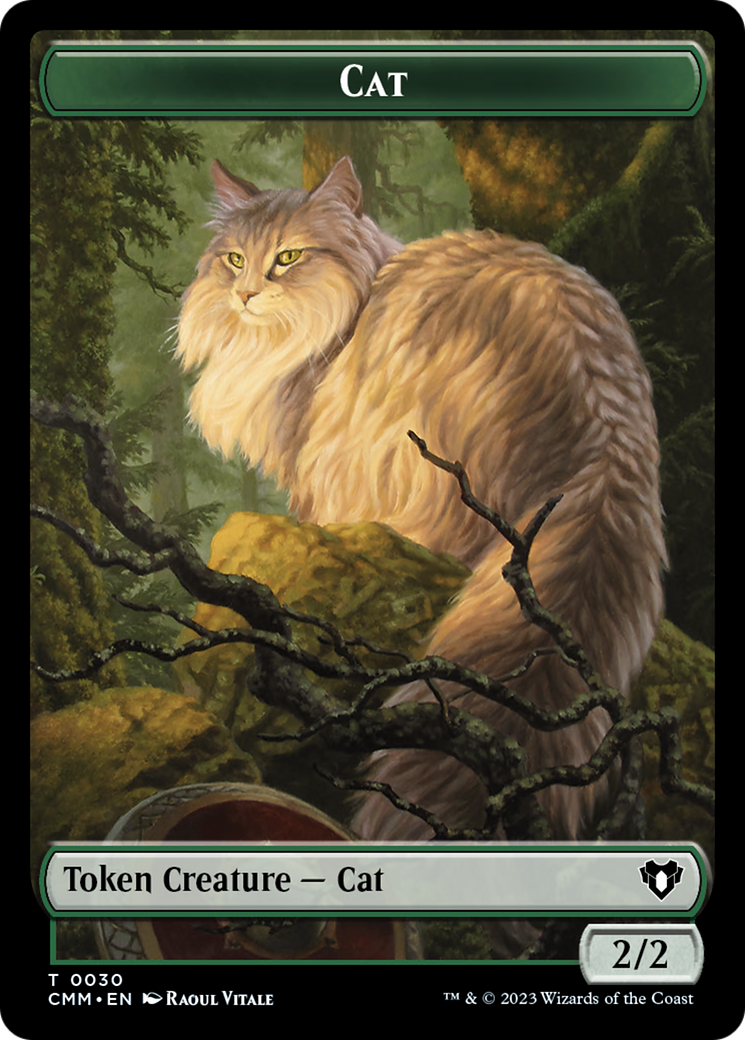 Cat Token (30) [Commander Masters Tokens] | PLUS EV GAMES 