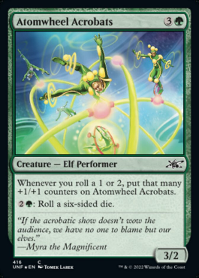 Atomwheel Acrobats (Galaxy Foil) [Unfinity] | PLUS EV GAMES 