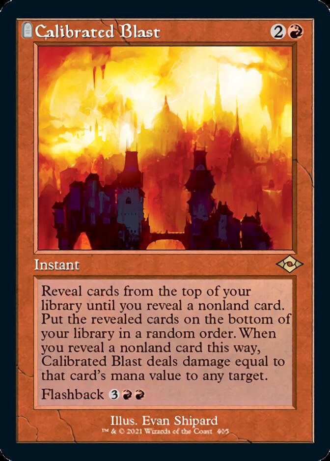 Calibrated Blast (Retro) [Modern Horizons 2] | PLUS EV GAMES 