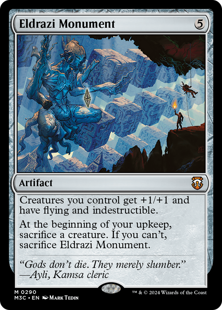 Eldrazi Monument (Ripple Foil) [Modern Horizons 3 Commander] | PLUS EV GAMES 