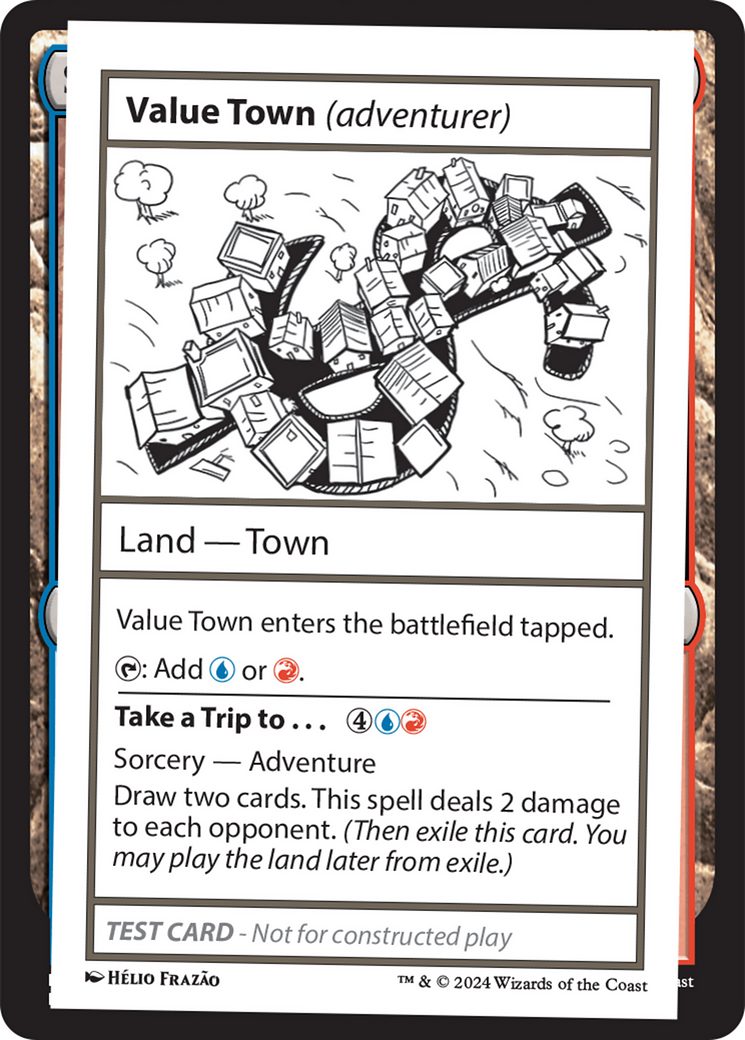 Value Town (adventurer) [Mystery Booster 2 Playtest Cards] | PLUS EV GAMES 