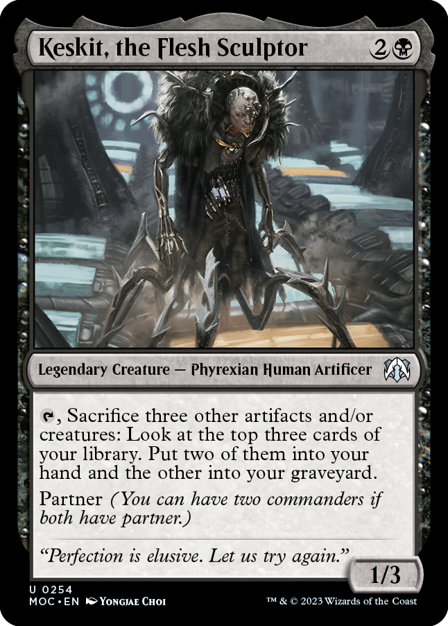 Keskit, the Flesh Sculptor [March of the Machine Commander] | PLUS EV GAMES 