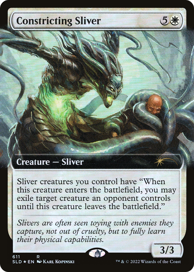 Constricting Sliver (Extended Art) [Secret Lair Drop Promos] | PLUS EV GAMES 