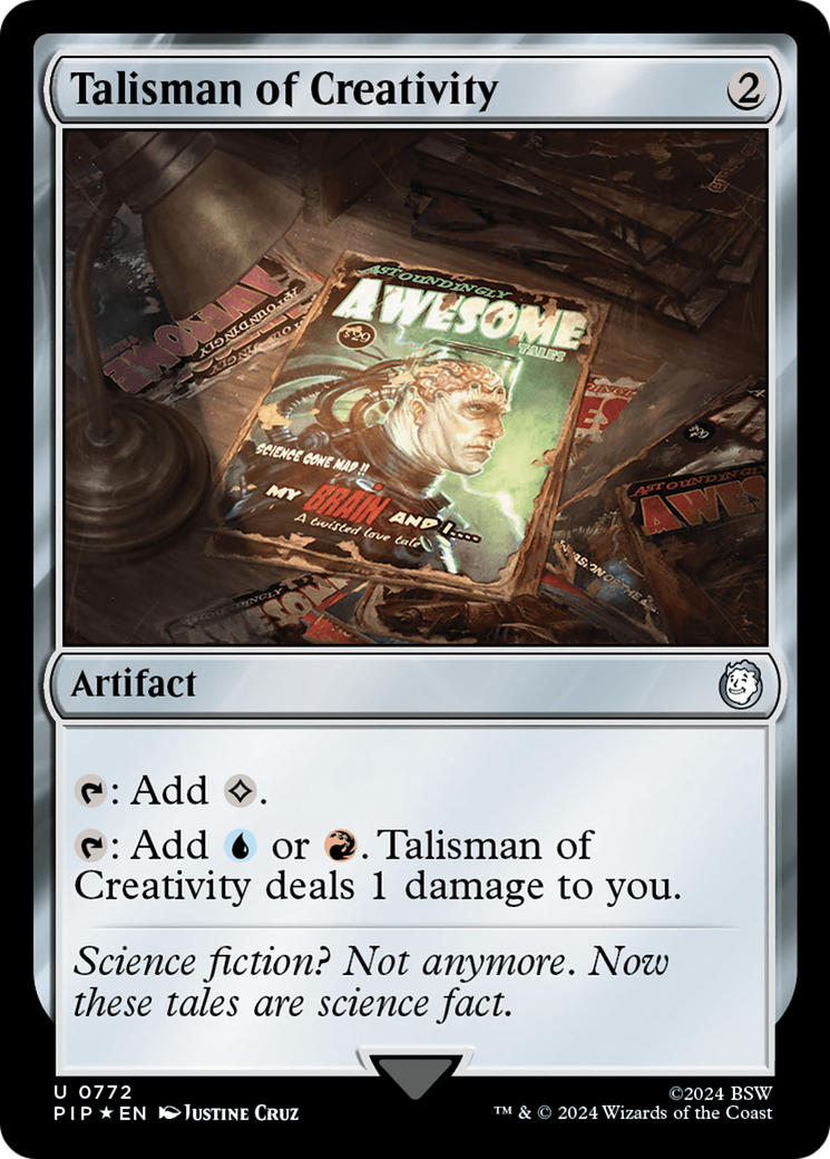 Talisman of Creativity (Surge Foil) [Fallout] | PLUS EV GAMES 