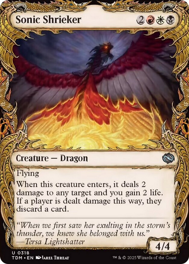 Sonic Shrieker (Showcase) [Tarkir: Dragonstorm] | PLUS EV GAMES 