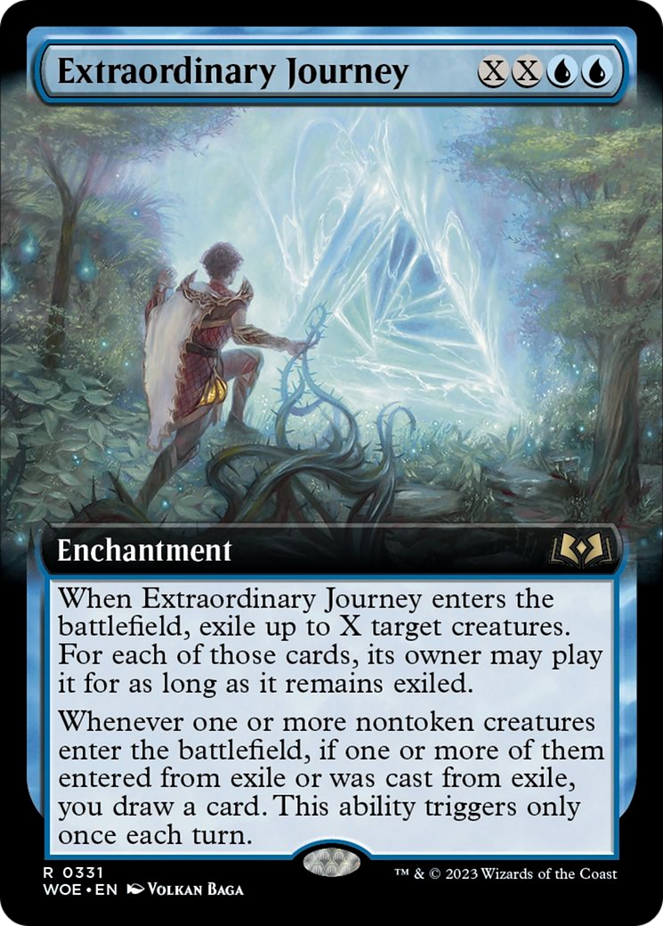 Extraordinary Journey (Extended Art) [Wilds of Eldraine] | PLUS EV GAMES 