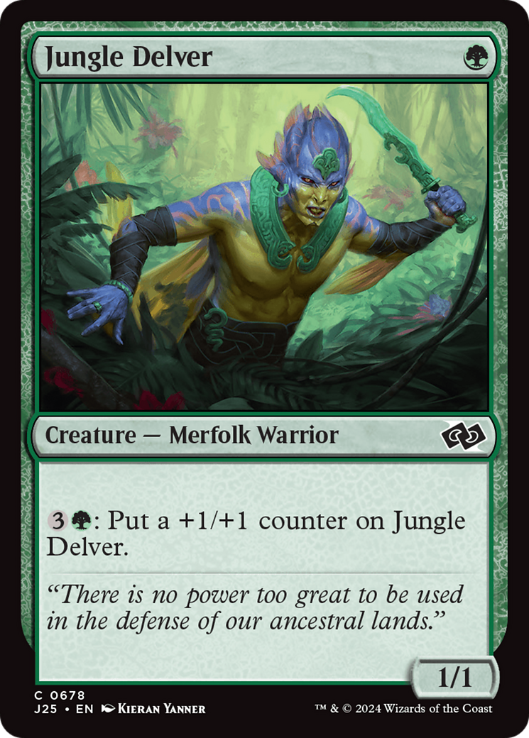 Jungle Delver [Foundations Jumpstart] | PLUS EV GAMES 