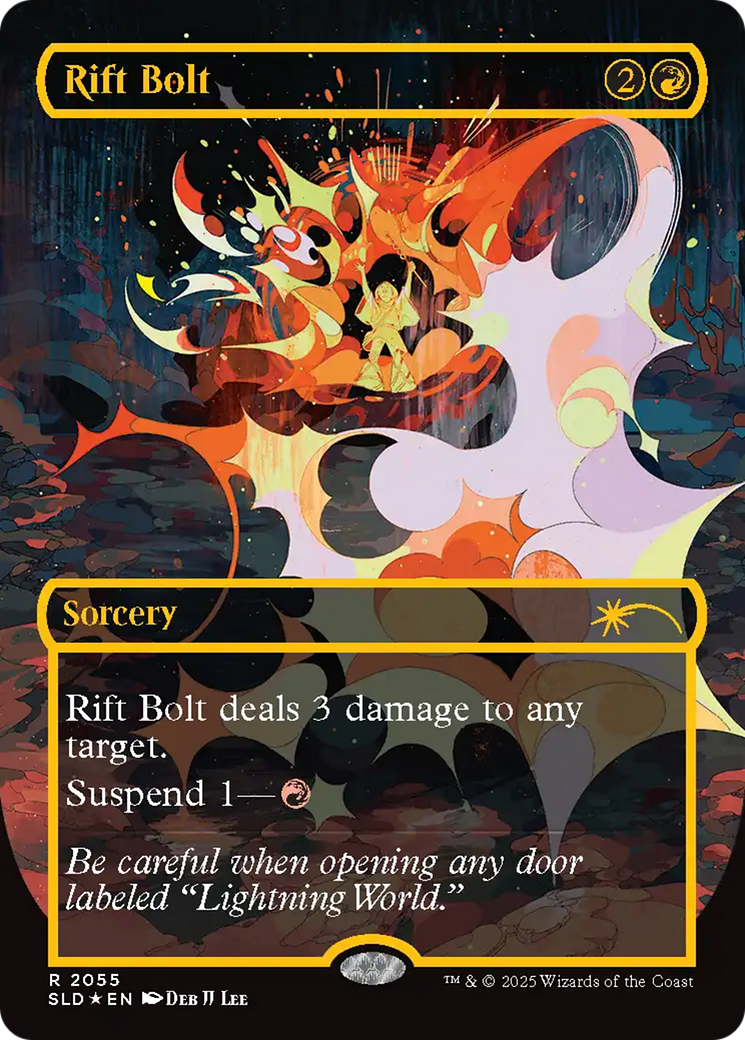 Rift Bolt (2055) (Raised Foil) [Secret Lair Drop Series] | PLUS EV GAMES 