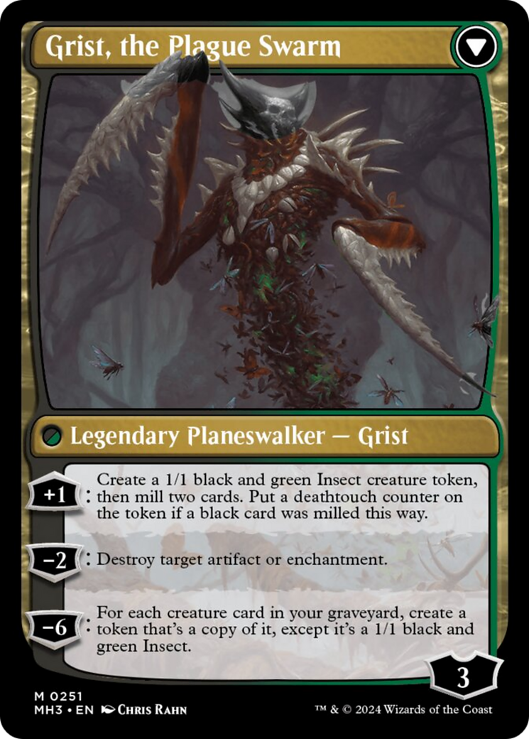 Grist, Voracious Larva // Grist, the Plague Swarm [Modern Horizons 3] | PLUS EV GAMES 