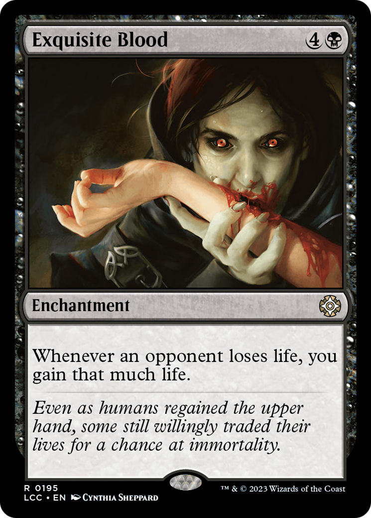 Exquisite Blood [The Lost Caverns of Ixalan Commander] | PLUS EV GAMES 
