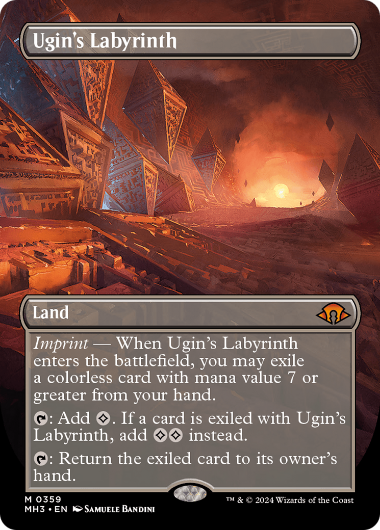 Ugin's Labyrinth (Borderless) [Modern Horizons 3] | PLUS EV GAMES 