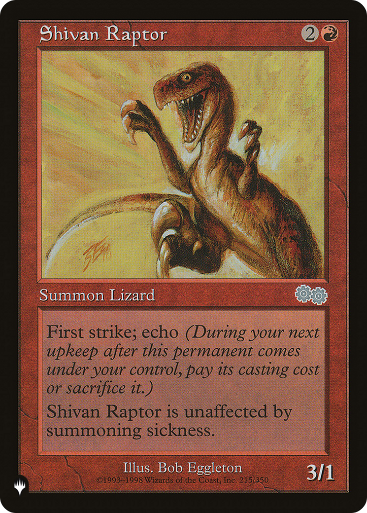 Shivan Raptor [The List Reprints] | PLUS EV GAMES 