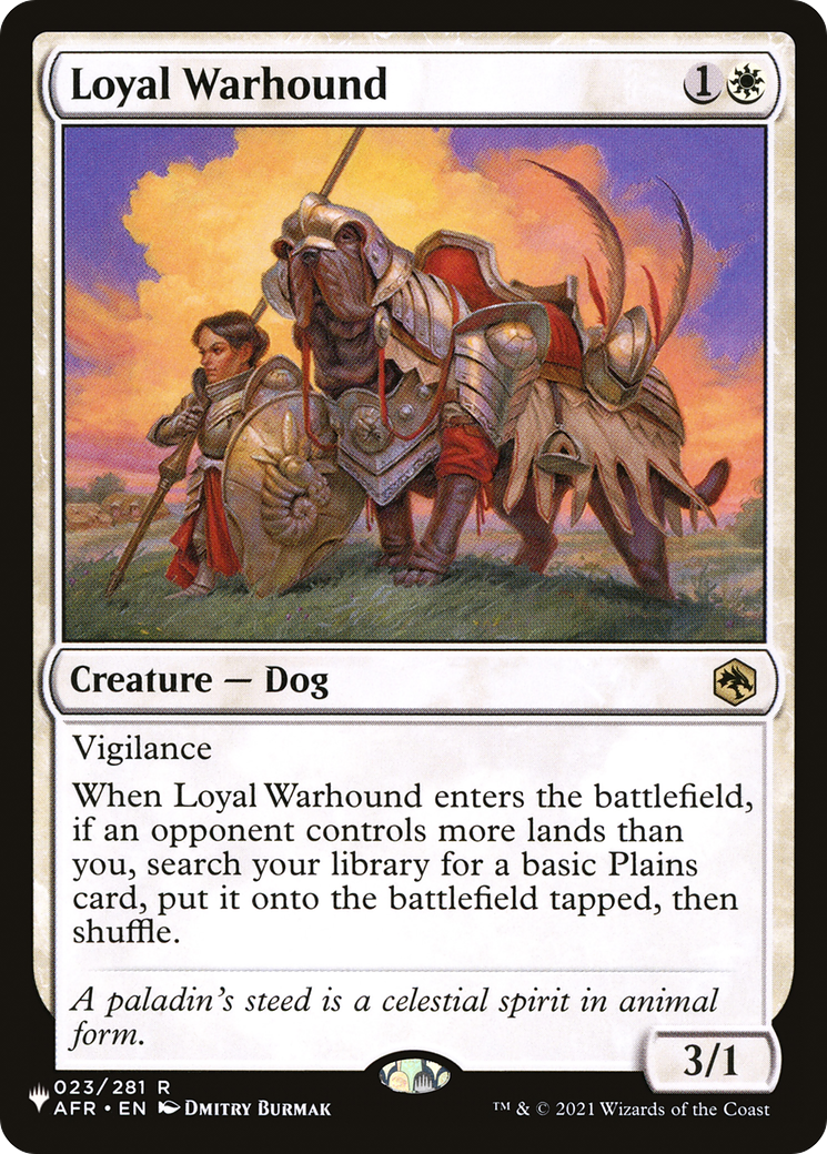 Loyal Warhound [The List] | PLUS EV GAMES 