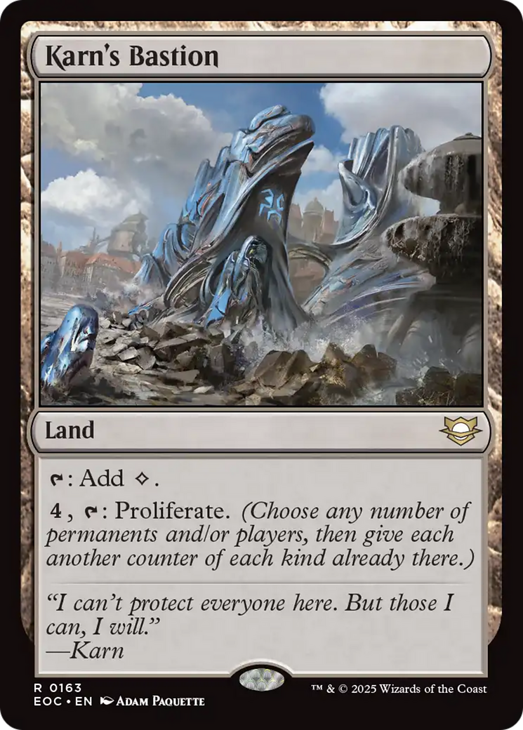 Karn's Bastion [Edge of Eternities Commander] | PLUS EV GAMES 