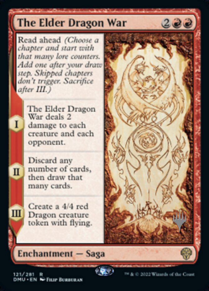 The Elder Dragon War (Promo Pack) [Dominaria United Promos] | PLUS EV GAMES 