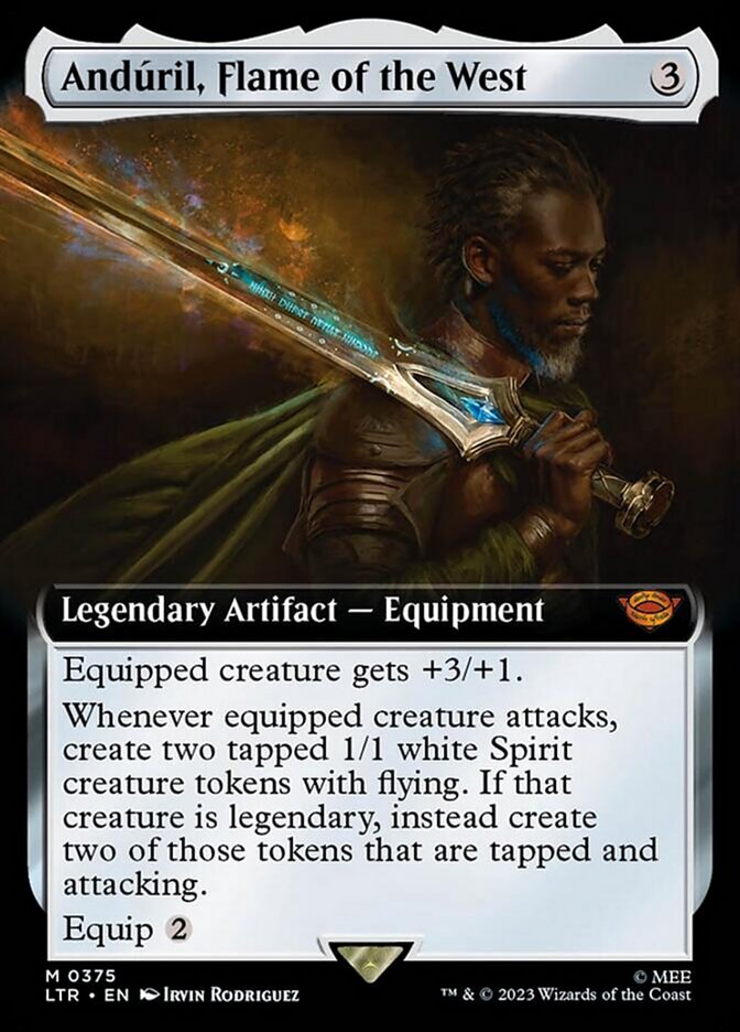 Anduril, Flame of the West (Extended Art) [The Lord of the Rings: Tales of Middle-Earth] | PLUS EV GAMES 