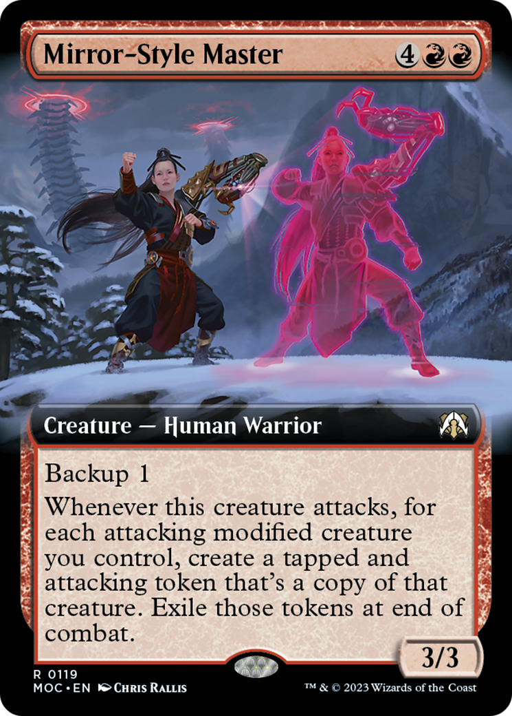 Mirror-Style Master (Extended Art) [March of the Machine Commander] | PLUS EV GAMES 