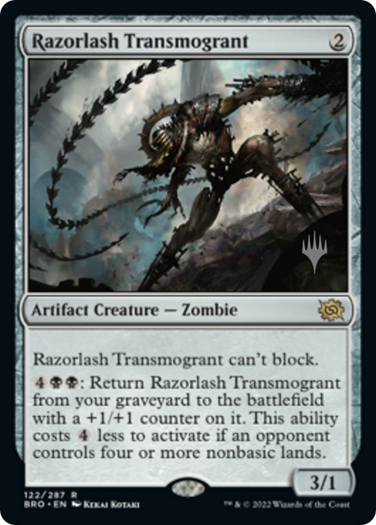 Razorlash Transmogrant (Promo Pack) [The Brothers' War Promos] | PLUS EV GAMES 