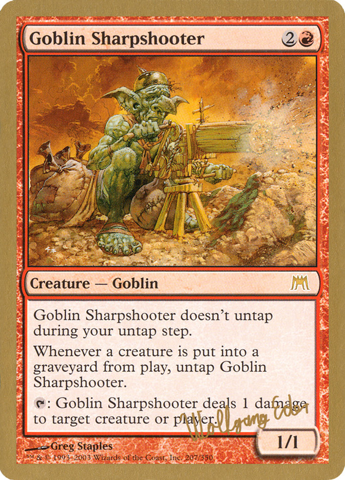 Goblin Sharpshooter (Wolfgang Eder) [World Championship Decks 2003] | PLUS EV GAMES 