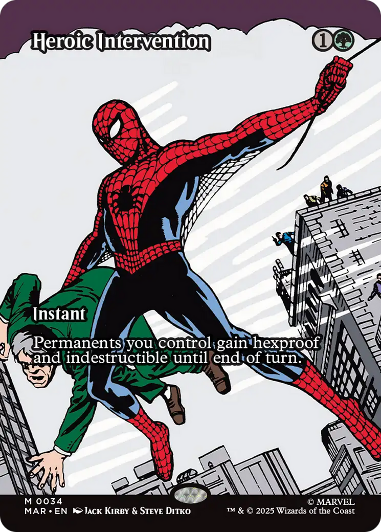 Heroic Intervention (Borderless) [Marvel's Spider-Man: Eternal-Legal] | PLUS EV GAMES 