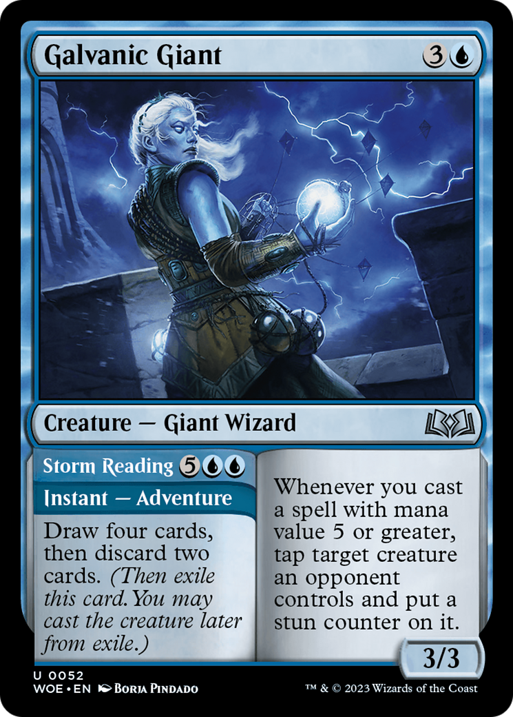 Galvanic Giant // Storm Reading [Wilds of Eldraine] | PLUS EV GAMES 