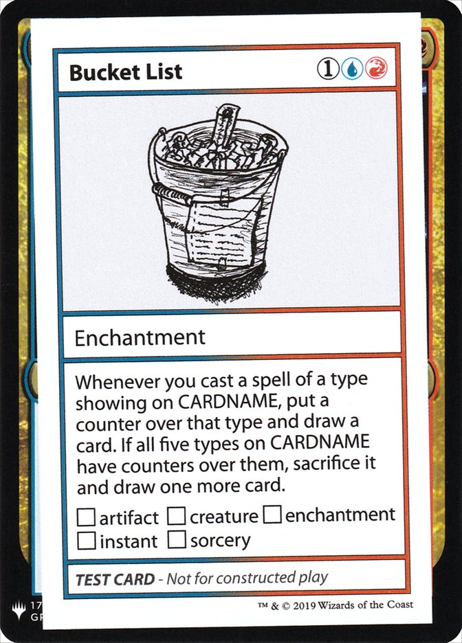 Bucket List [Mystery Booster Playtest Cards] | PLUS EV GAMES 