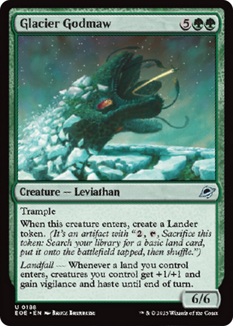 Glacier Godmaw [Edge of Eternities] | PLUS EV GAMES 