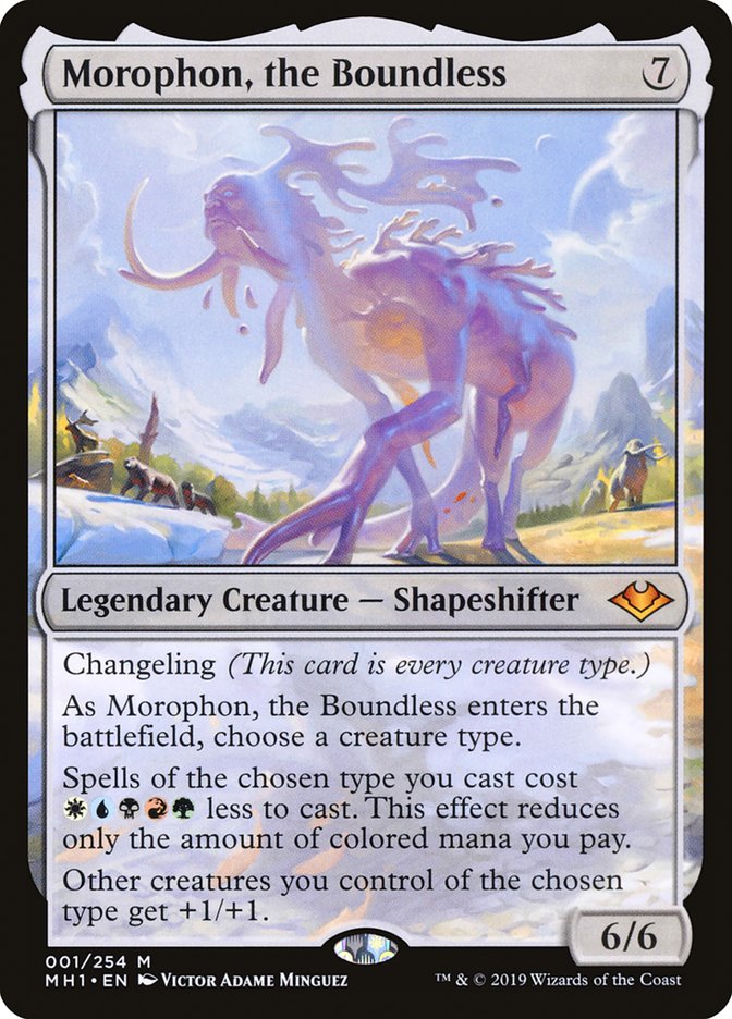 Morophon, the Boundless [Modern Horizons] | PLUS EV GAMES 