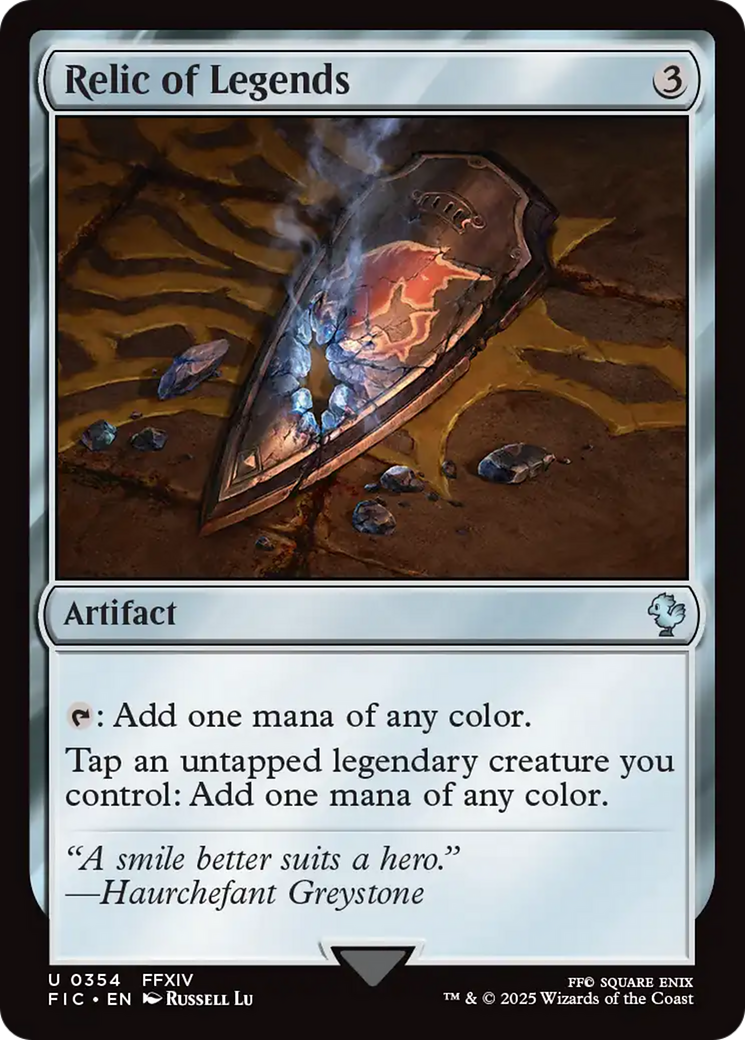 Relic of Legends [FINAL FANTASY Commander] | PLUS EV GAMES 