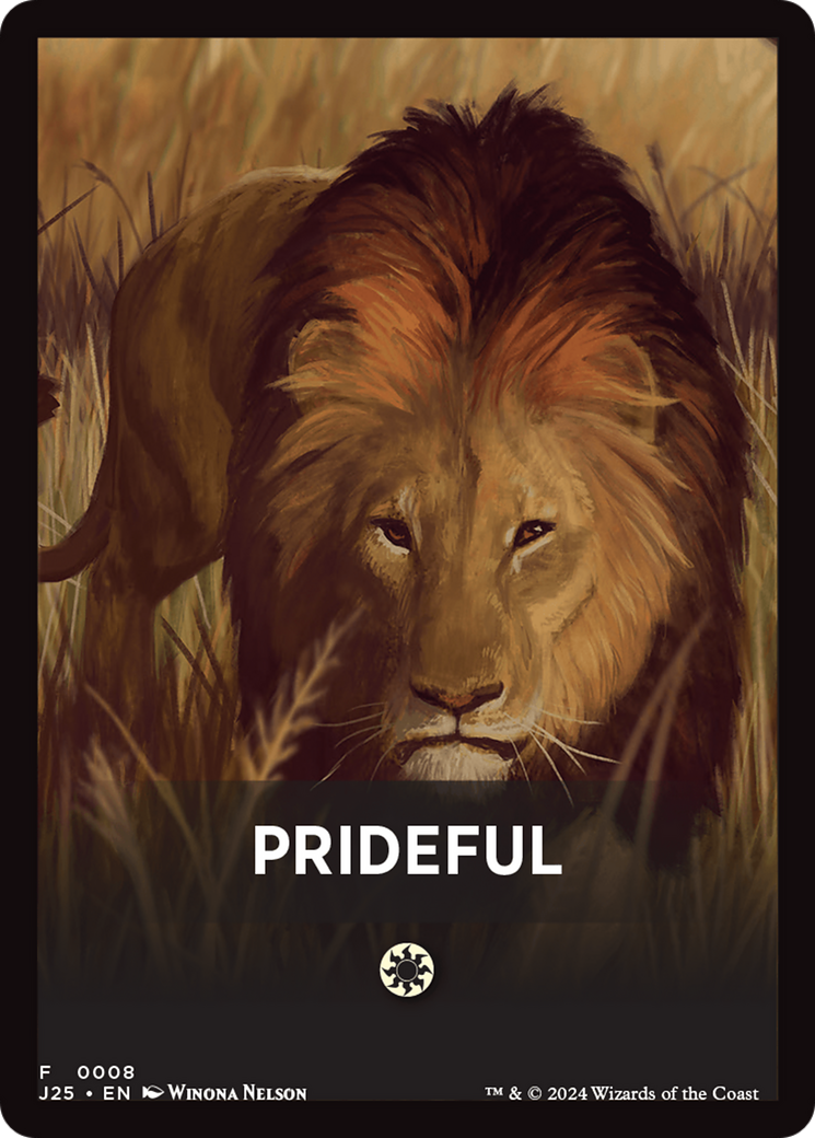 Prideful Theme Card [Foundations Jumpstart Front Cards] | PLUS EV GAMES 