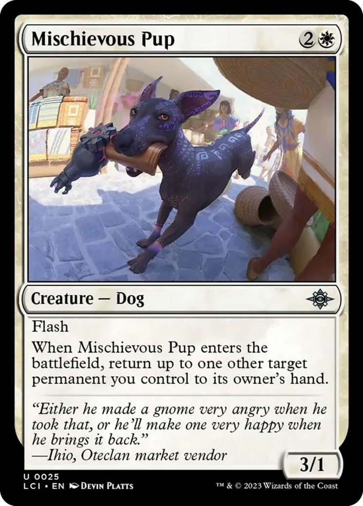 Mischievous Pup [The Lost Caverns of Ixalan] | PLUS EV GAMES 