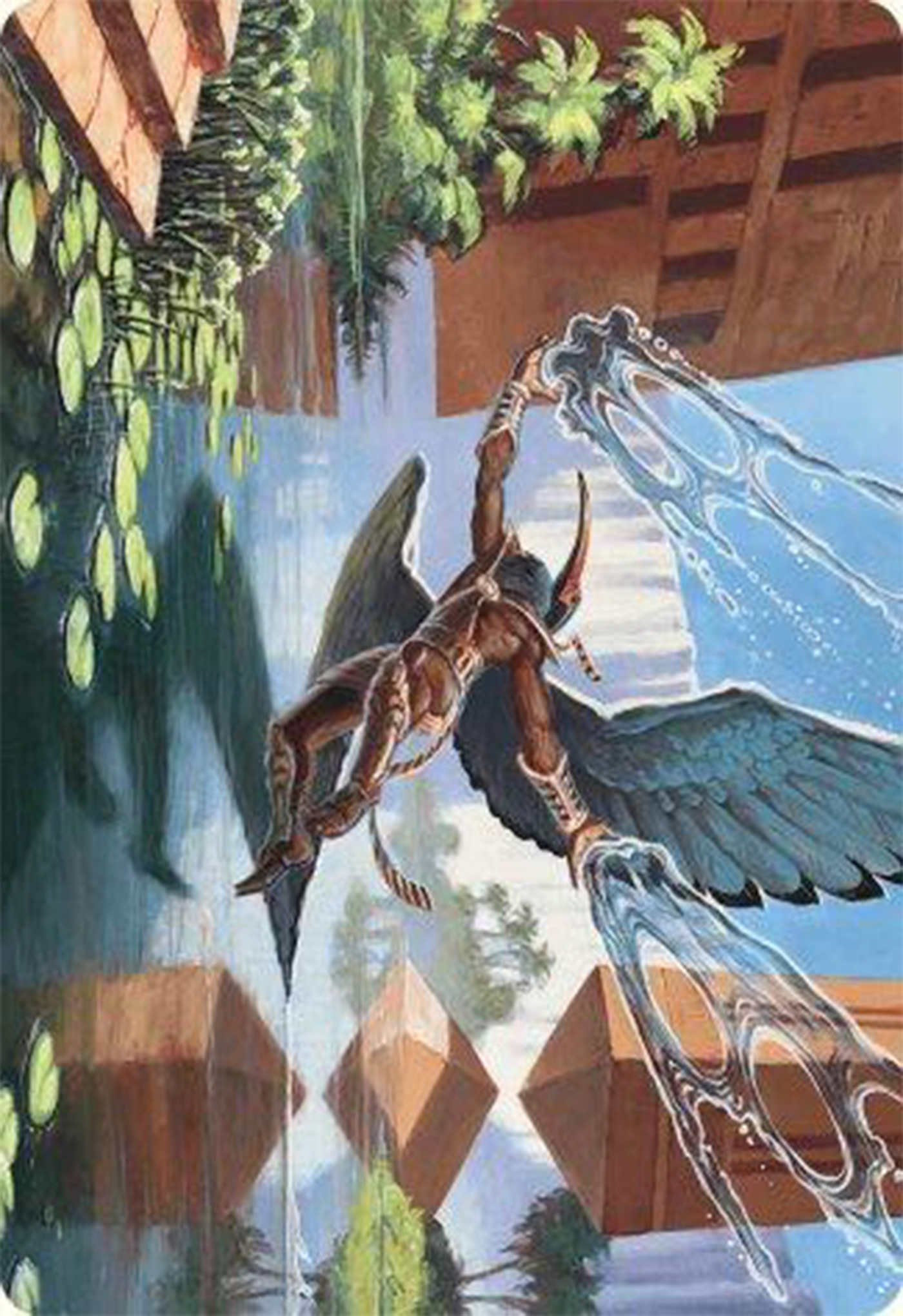 Nadu, Winged Wisdom Art Card [Modern Horizons 3 Art Series] | PLUS EV GAMES 