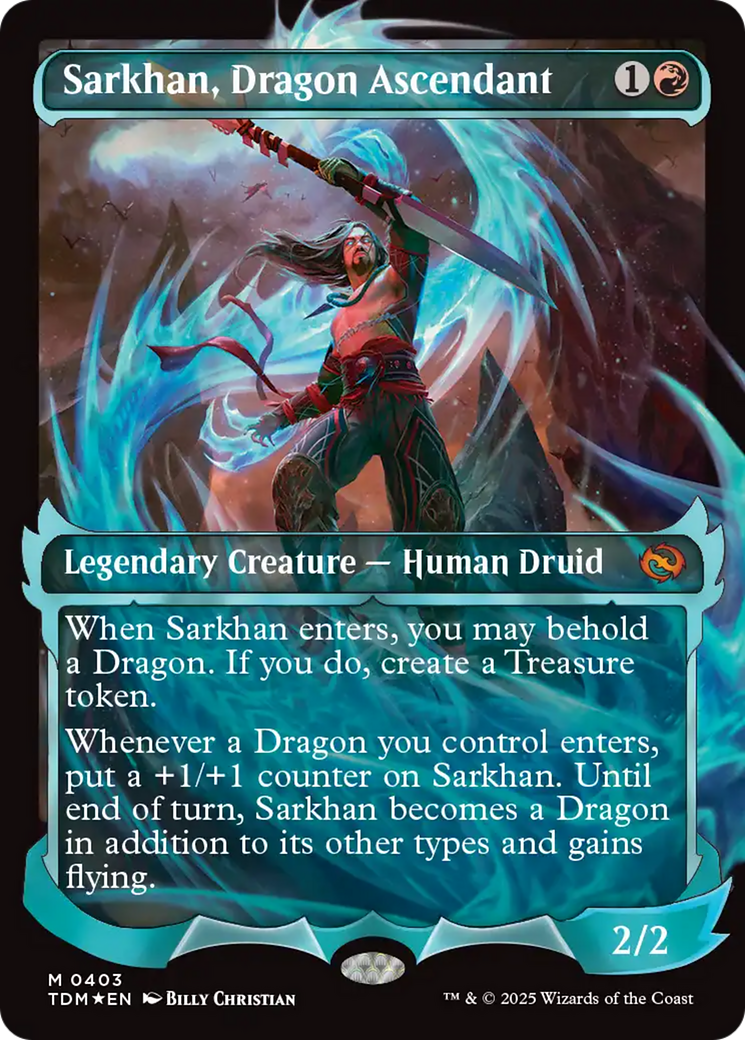 Sarkhan, Dragon Ascendant (0403) (Showcase) [Tarkir: Dragonstorm] | PLUS EV GAMES 