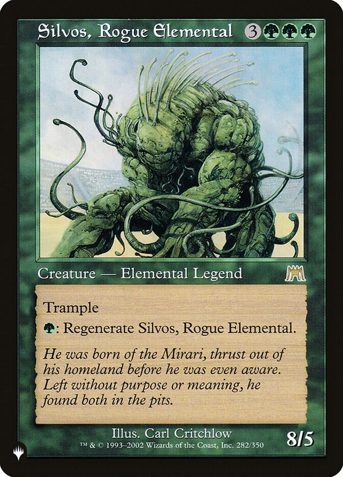 Silvos, Rogue Elemental [The List] | PLUS EV GAMES 