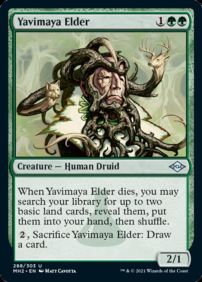 Yavimaya Elder (Foil Etched) [Modern Horizons 2] | PLUS EV GAMES 