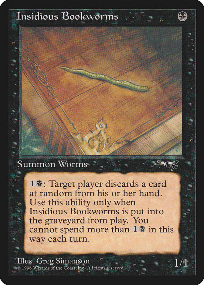 Insidious Bookworms (Single Worm) [Alliances] | PLUS EV GAMES 