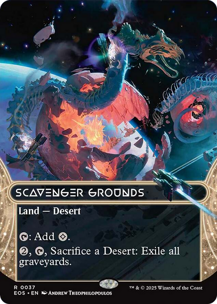 Scavenger Grounds (0037) (Borderless) [Edge of Eternities: Stellar Sights] | PLUS EV GAMES 