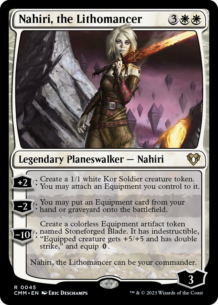 Nahiri, the Lithomancer [Commander Masters] | PLUS EV GAMES 