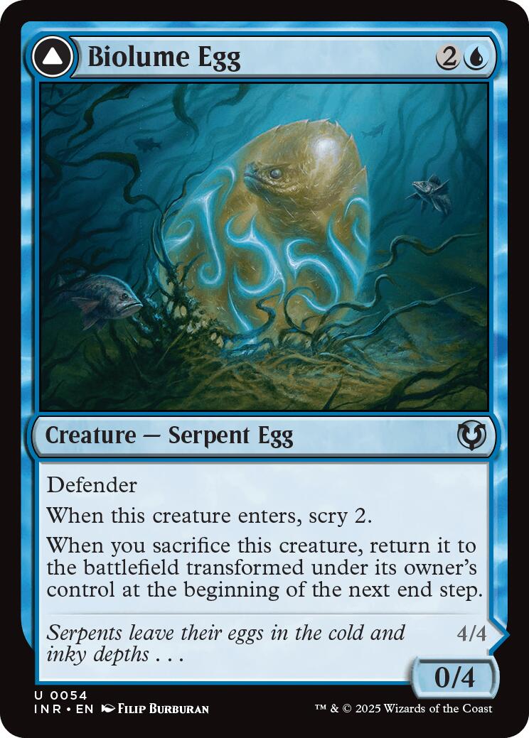 Biolume Egg // Biolume Serpent [Innistrad Remastered] | PLUS EV GAMES 