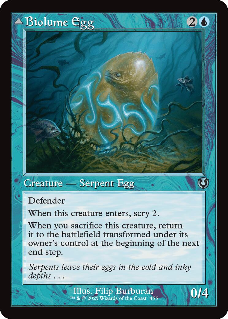 Biolume Egg // Biolume Serpent (Retro Frame) [Innistrad Remastered] | PLUS EV GAMES 