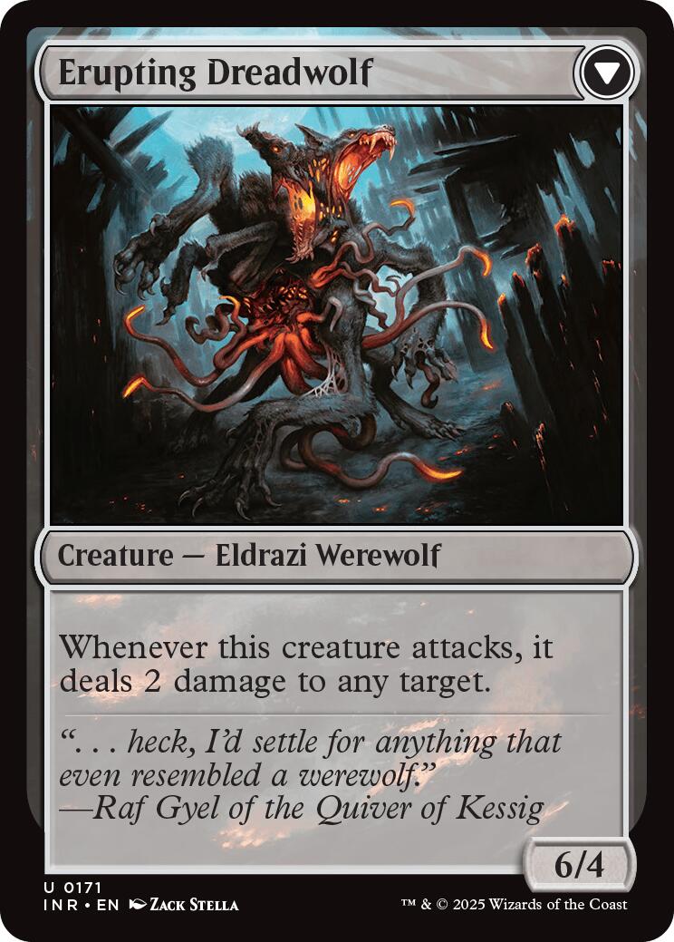 Smoldering Werewolf // Erupting Dreadwolf [Innistrad Remastered] | PLUS EV GAMES 