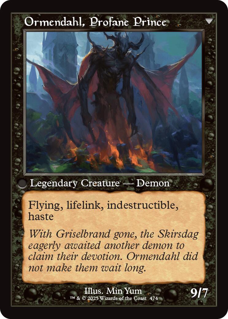 Westvale Abbey // Ormendahl, Profane Prince (Retro Frame) [Innistrad Remastered] | PLUS EV GAMES 