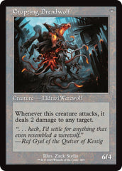 Smoldering Werewolf // Erupting Dreadwolf (Retro Frame) [Innistrad Remastered] | PLUS EV GAMES 