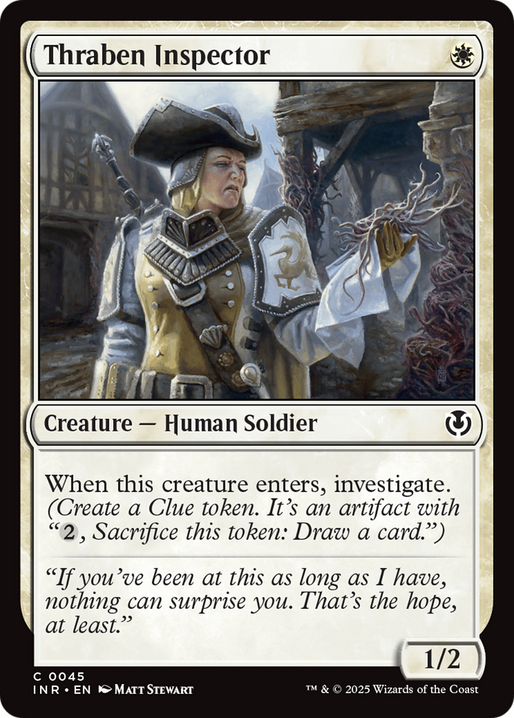 Thraben Inspector [Innistrad Remastered] | PLUS EV GAMES 