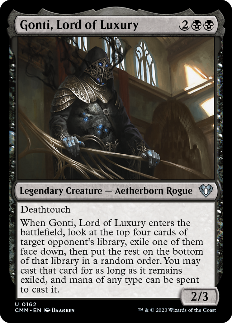 Gonti, Lord of Luxury [Commander Masters] | PLUS EV GAMES 